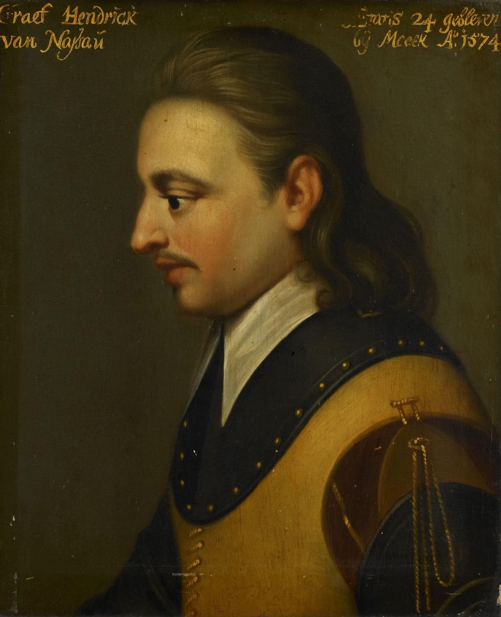 Portræt af Hendrik, greve af Nassau af Wybrand de Geest (I) (workshop of)