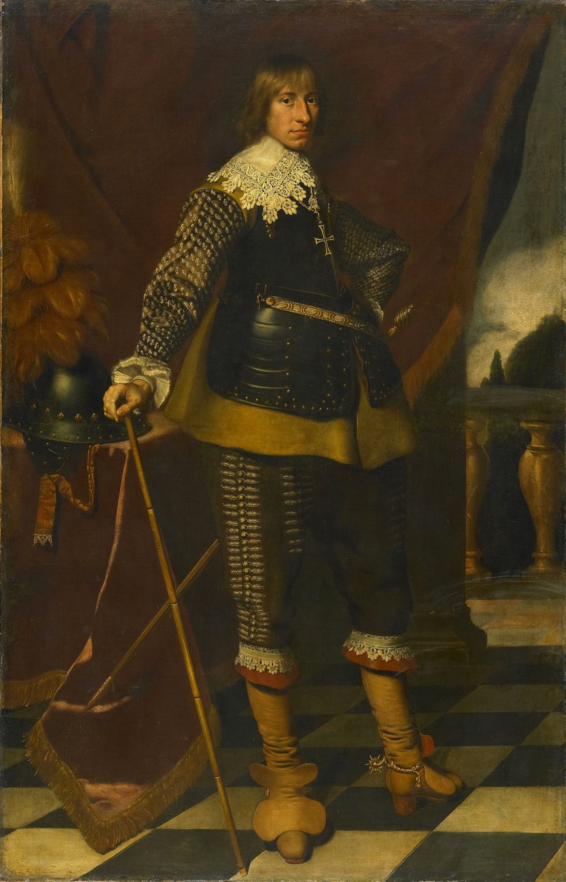 Portræt af Hendrik Casimir I af Nassau-Dietz (1612-1640) af Wybrand de Geest