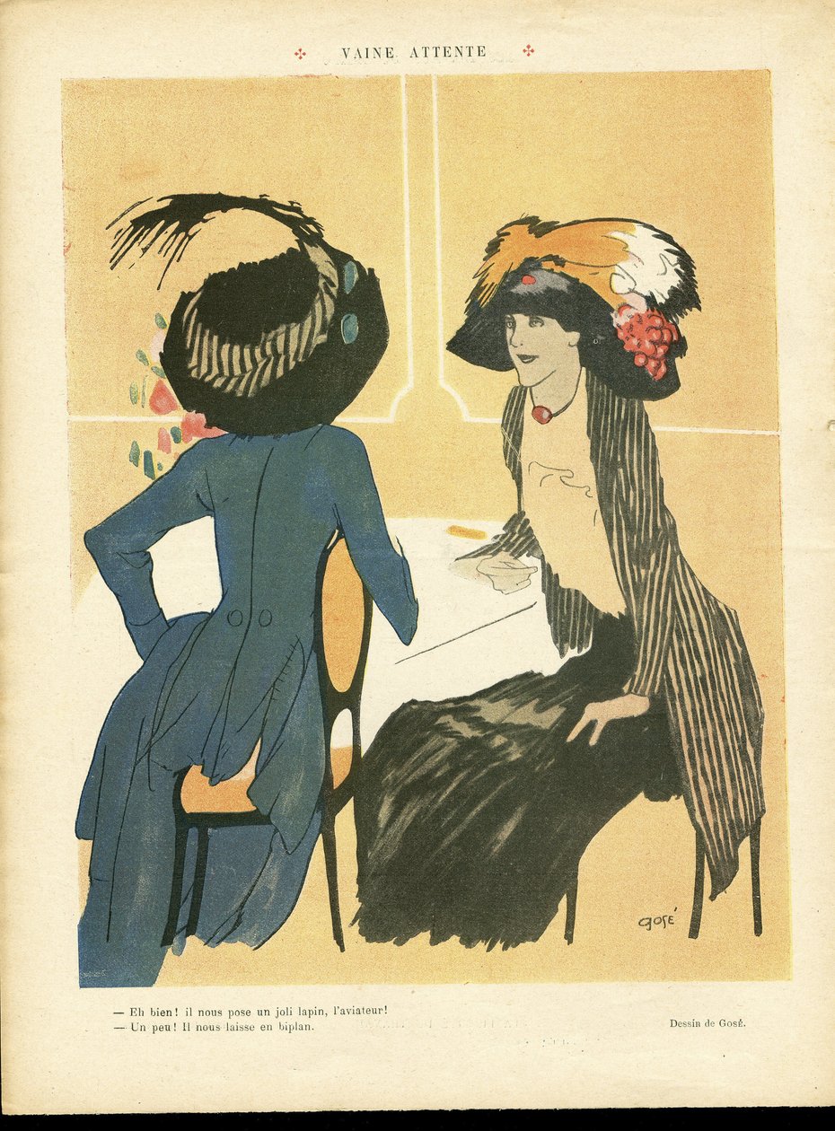Illustration af Xavier Gose (1876-1915) i Le Lire af Xavier Gose