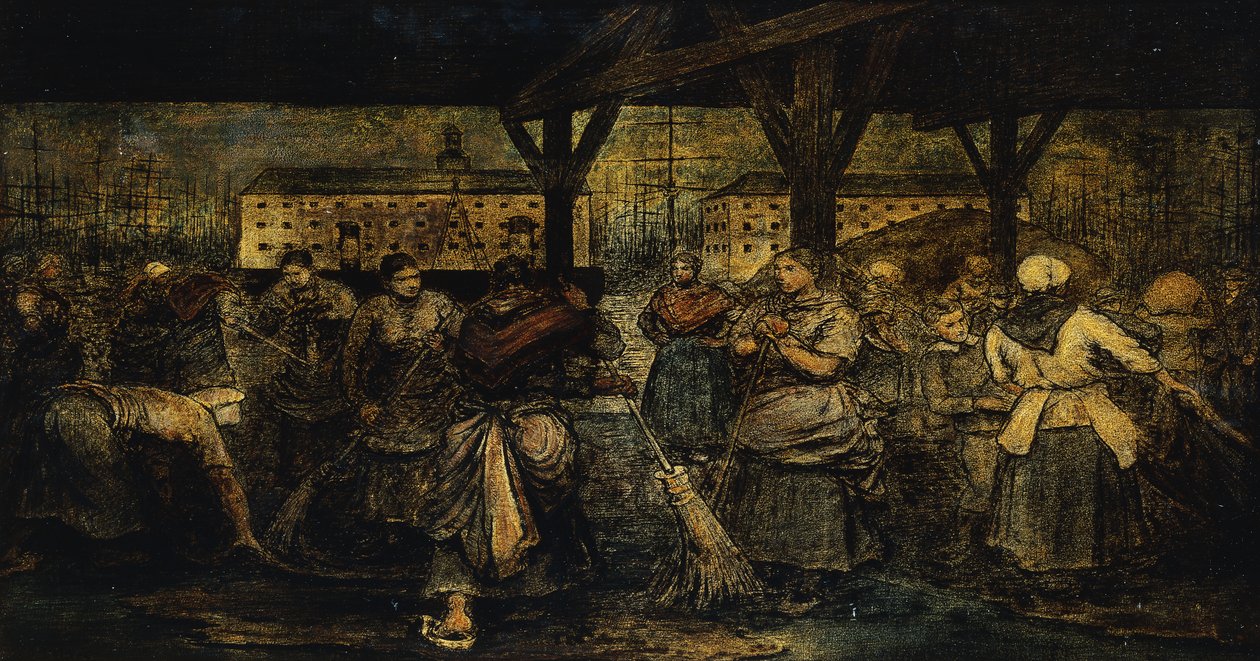 Fejemaskinerne; Les Balayeuses, af Xavier Mellery