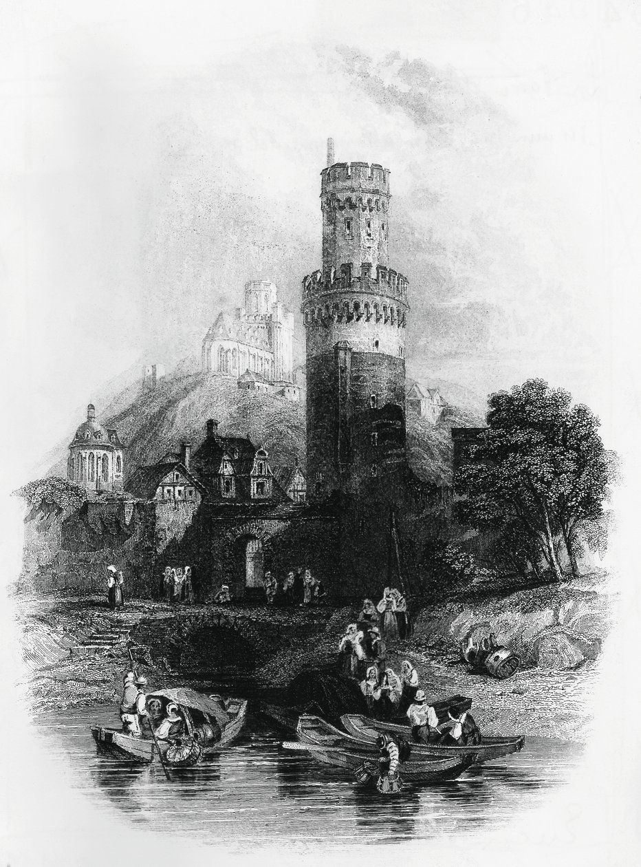 Illustration til spedalsk fra Aosta, roman af Xavier De Maistre (1763-1852), gravering af Xavier de Maistre