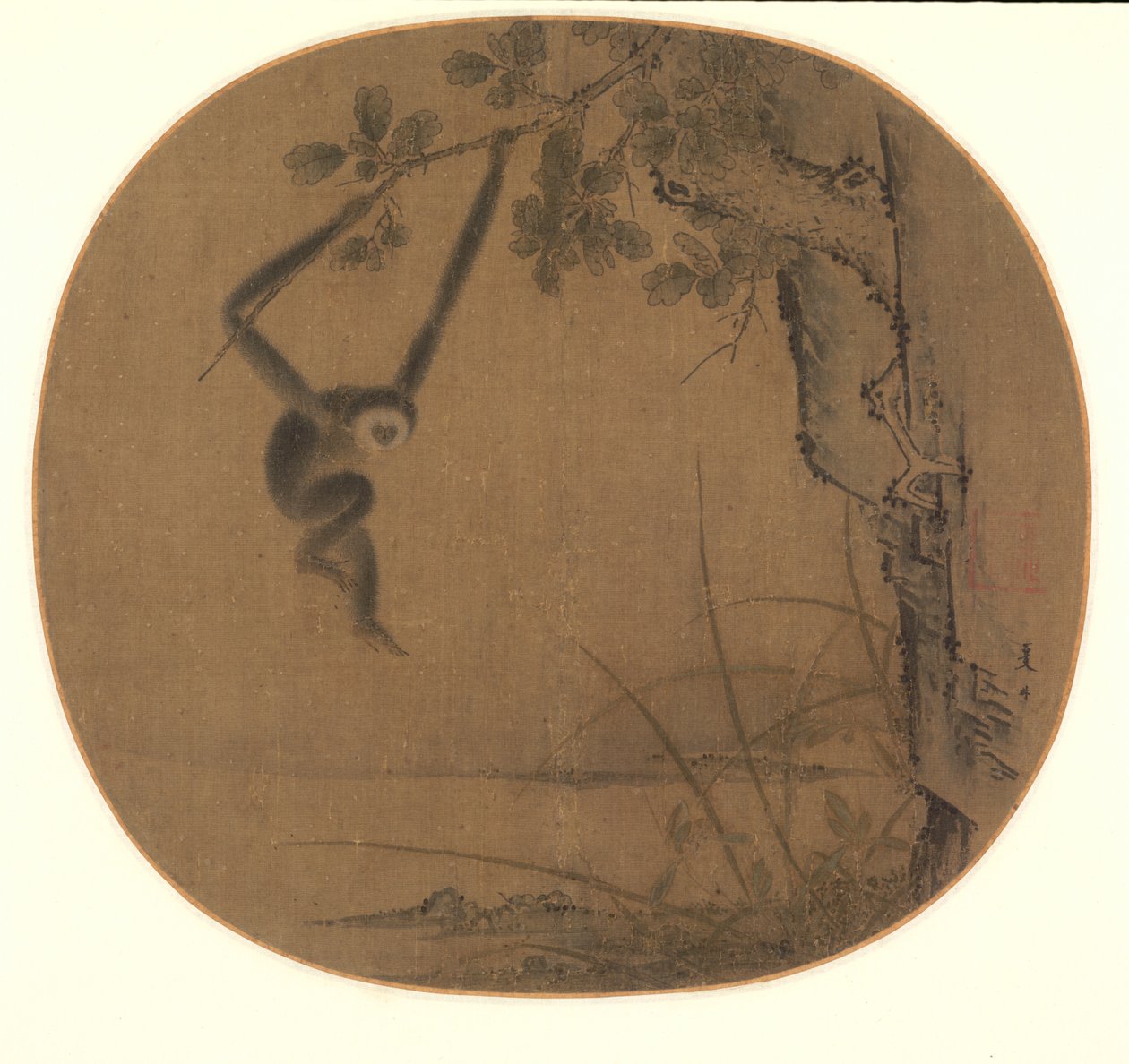 Swinging Gibbon, slutningen af 1100-tallet- 1. kvartal 1200-tallet. af Xia Gui