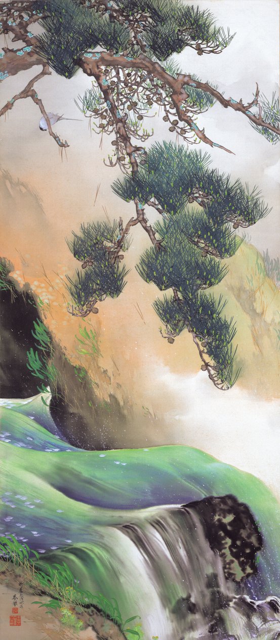 Spring of Mountain af Yamamoto Shunkyo