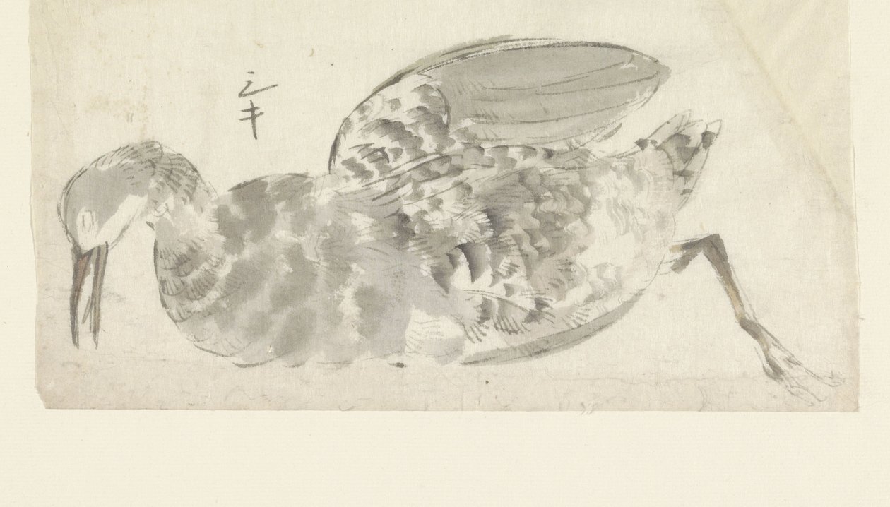 død vandfugl af Yamamoto Shinryo Baiitsu (possibly)