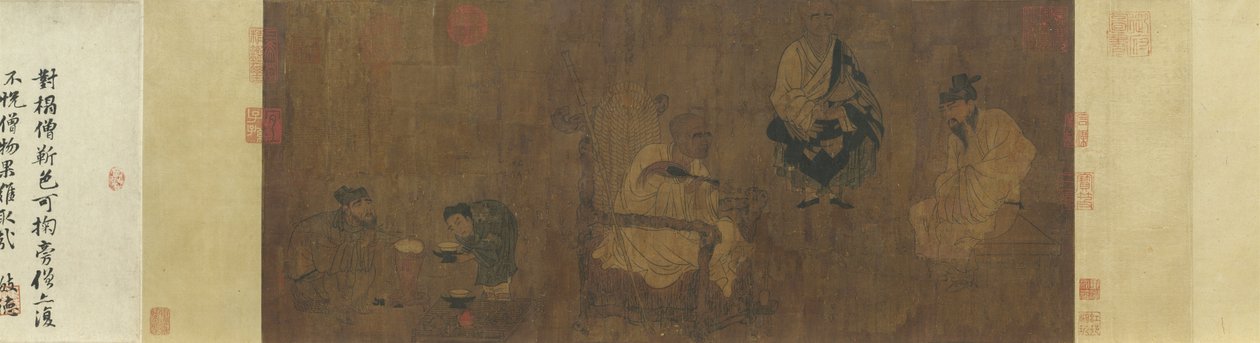 Tang Yan Liben Xiao Yi tjener Lanting Pavilion af Yan Liben