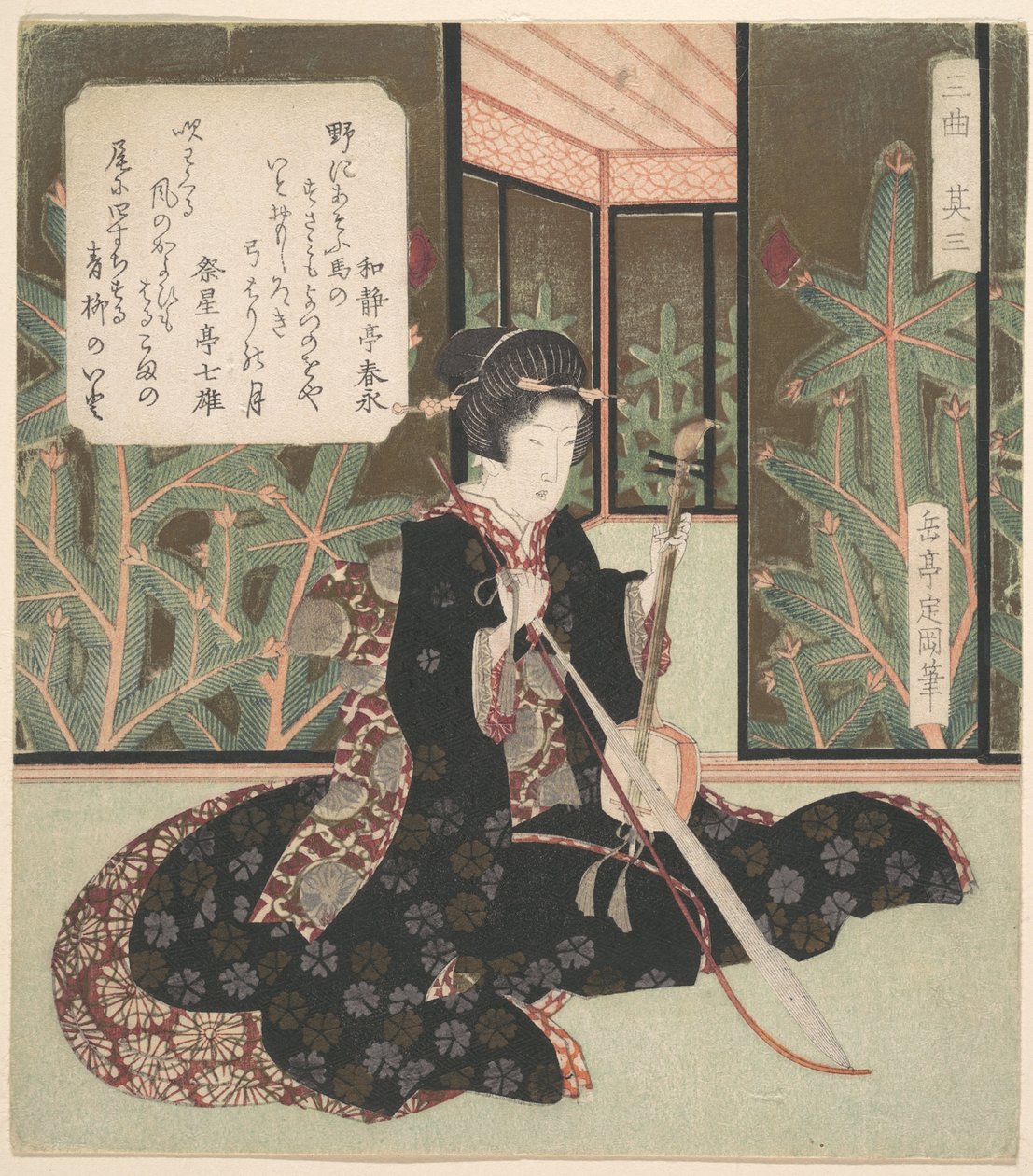 Trio, del tre af Yashima Gakutei