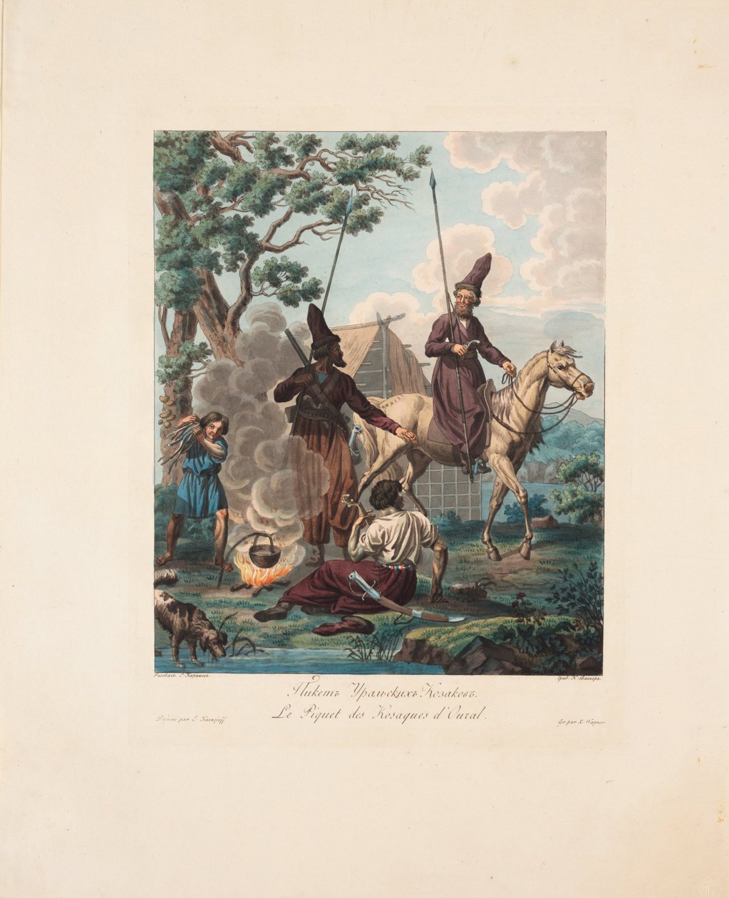Ural-kosakkerne, 1812 af Yegor Karneyev