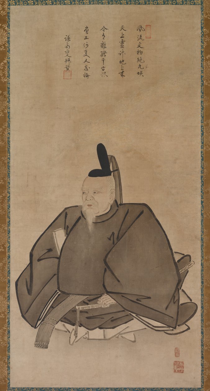 Portræt af Sugawara Michizane, slutningen af 1400-tallet til begyndelsen af 1500-tallet. af Yōgetsu