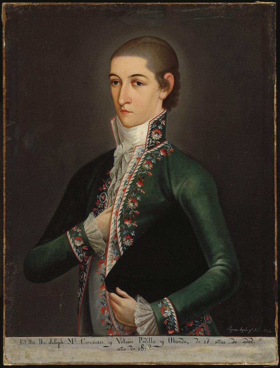 Don Jose Maria Cervantes og Velasco Padilla y Obando, 1802 af Ygnacio Ayala