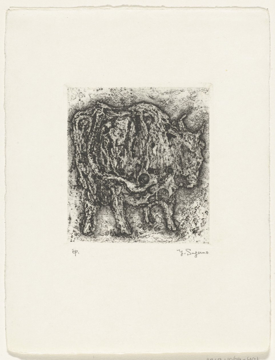 Stier af Yo Sugano (signed by artist)