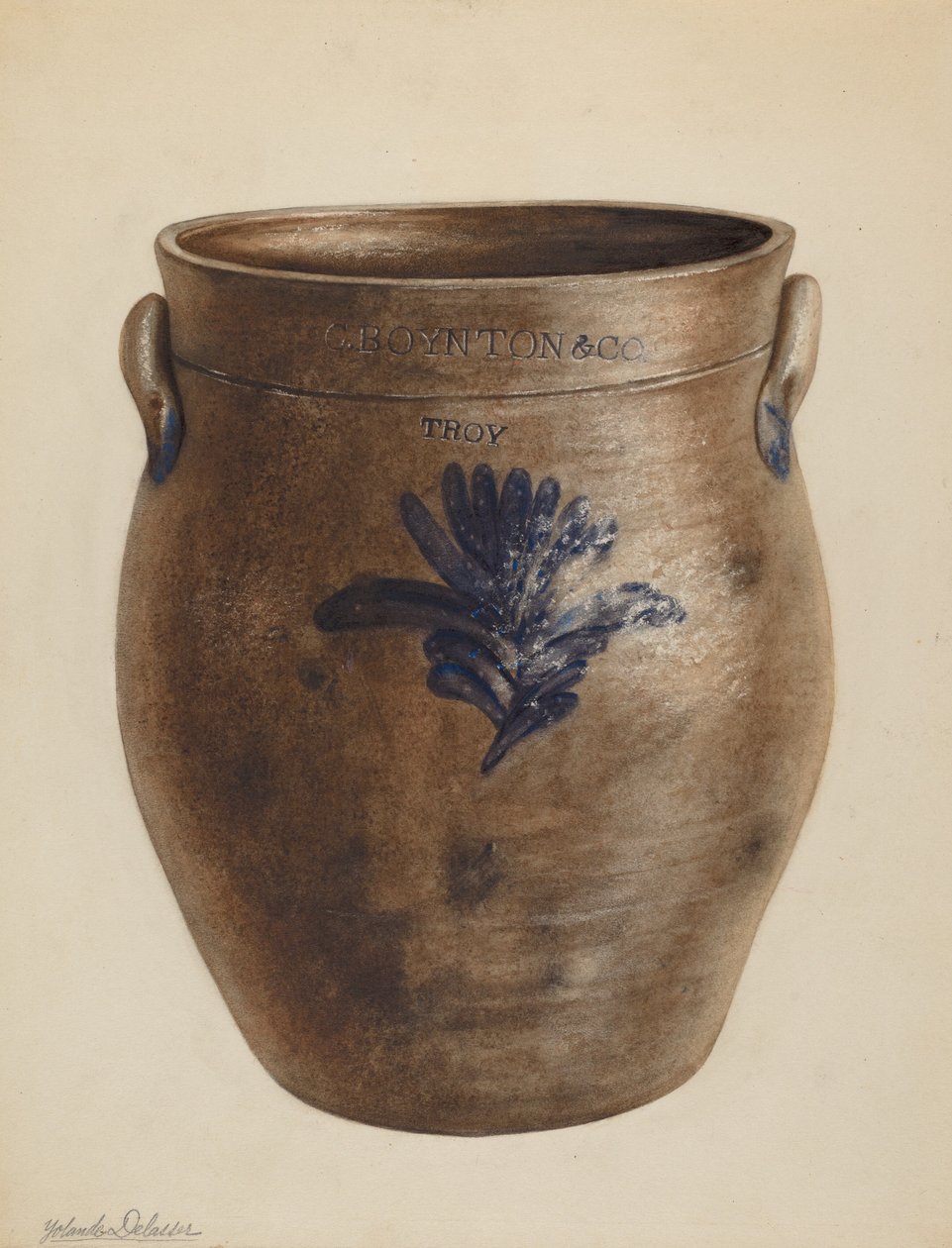 Crock, c. 1937. af Yolande Delasser
