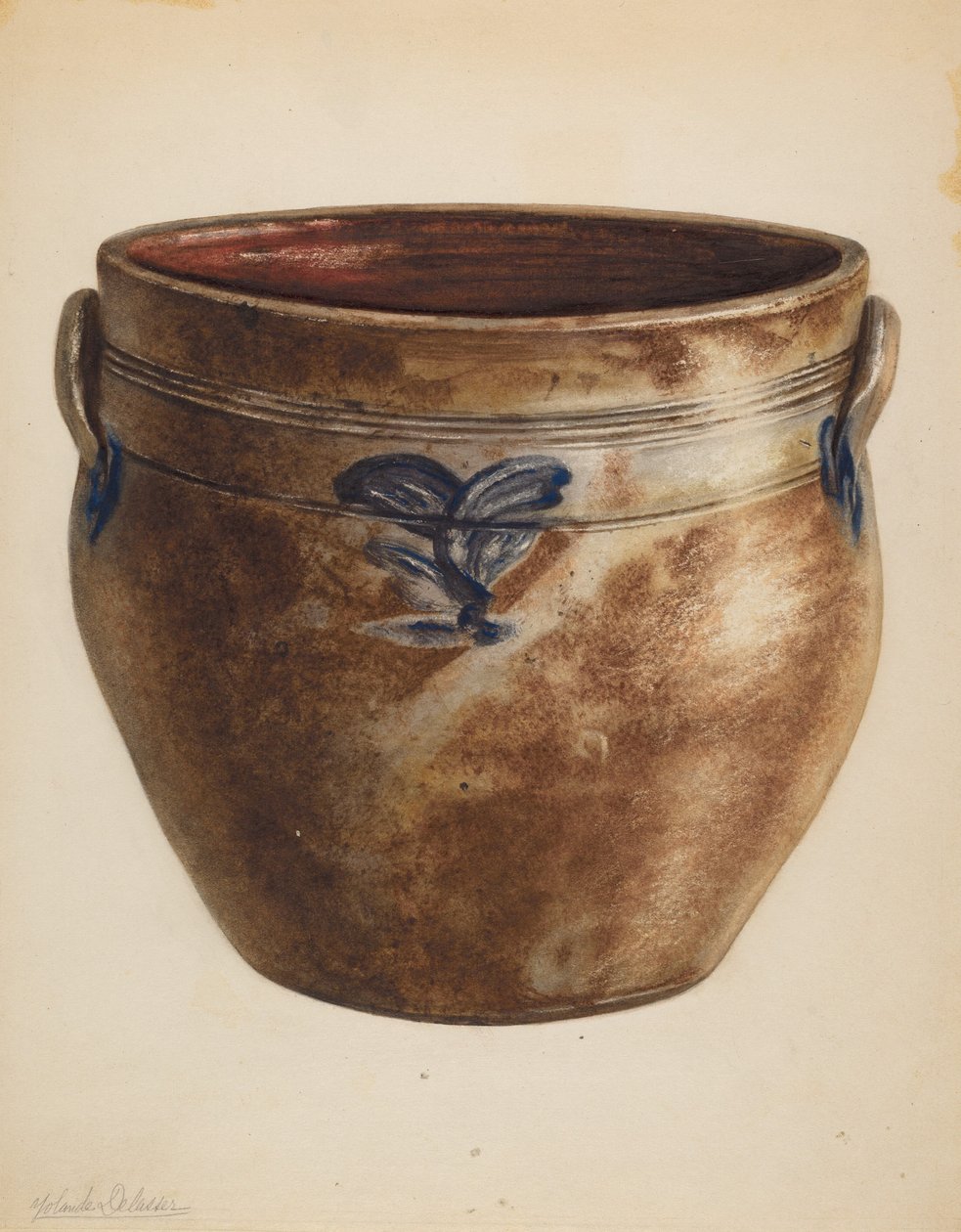 Crock, c. 1937. af Yolande Delasser