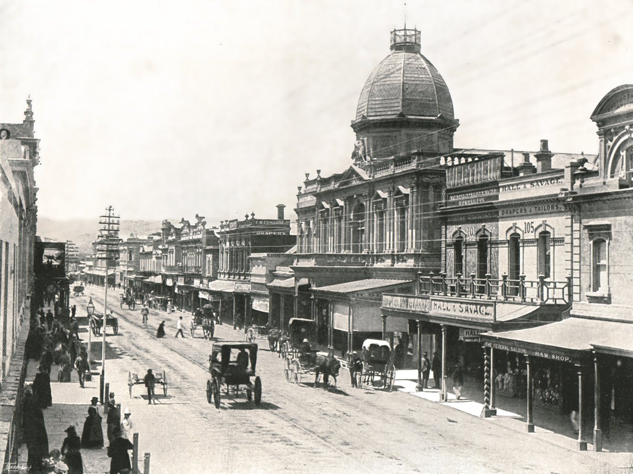 Rundle Street, Adelaide, Australien, 1895. af York and Son