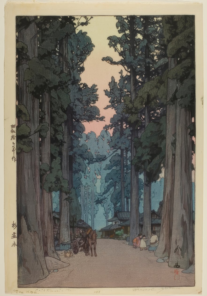 Cryptomeria Avenue af Yoshida Hiroshi