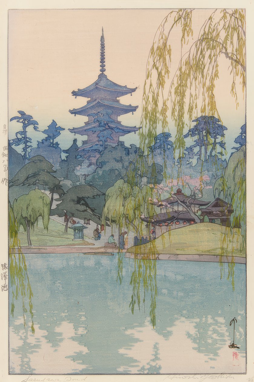 Sarusawa-dammen af Yoshida Hiroshi