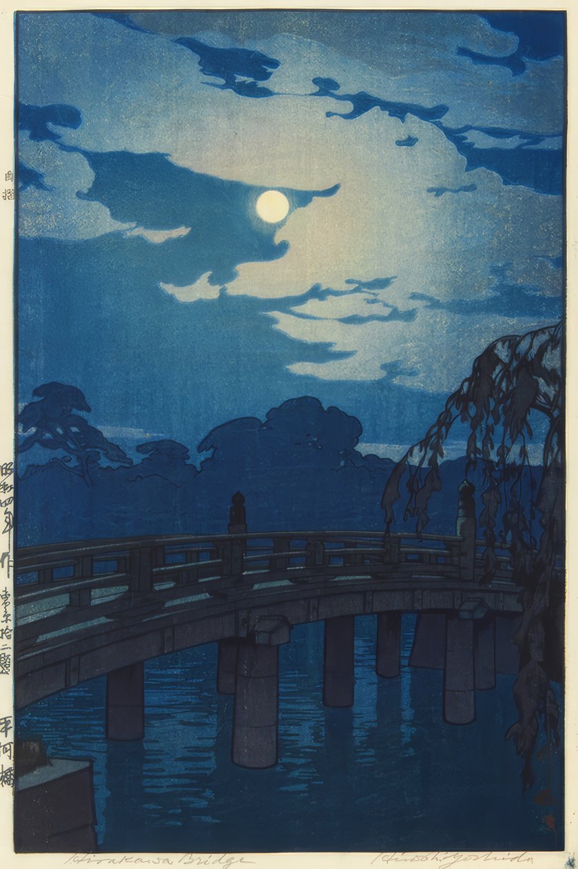 Hirakawa-broen af Yoshida Hiroshi