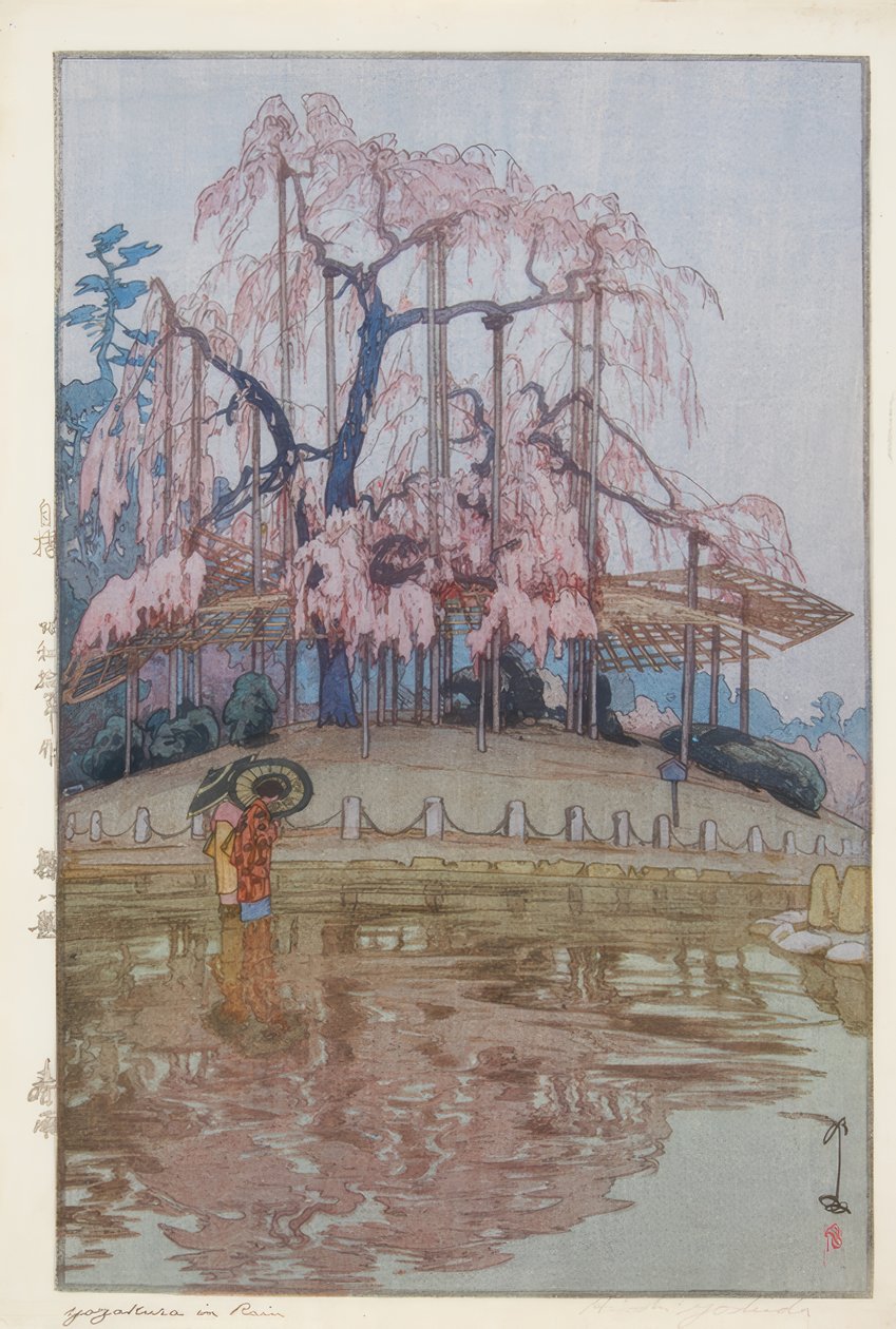 Forårsregn af Yoshida Hiroshi