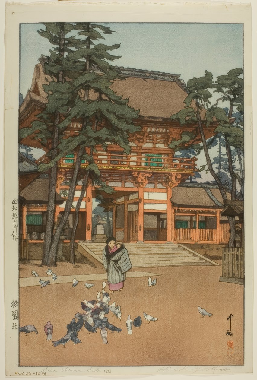 Gion-helligdomsporten af Yoshida Hiroshi