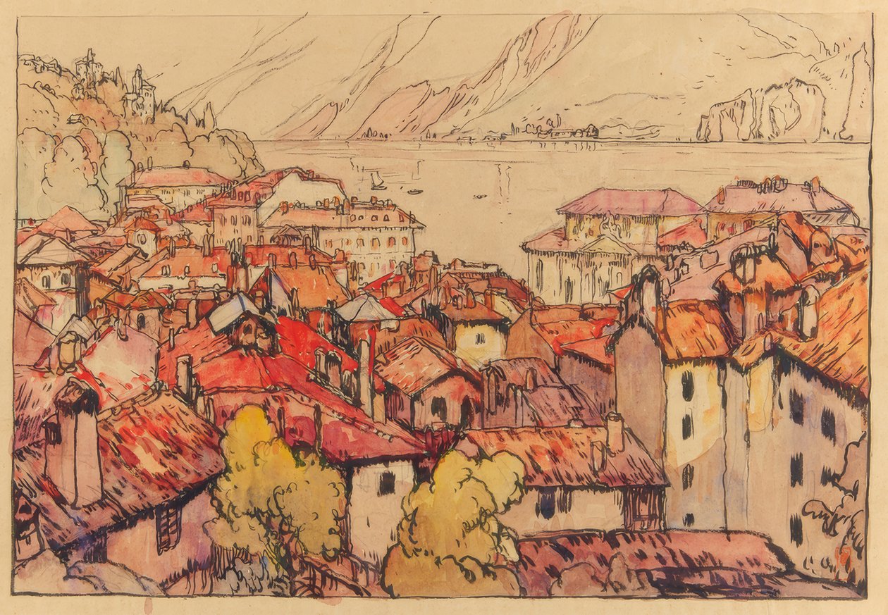 Lugano machi af Yoshida Hiroshi