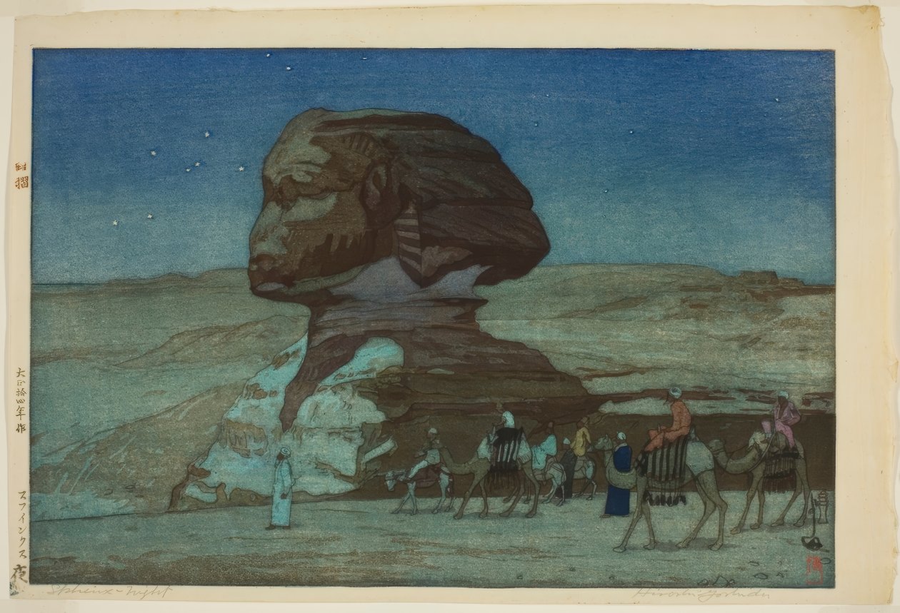Sphinx - Night (Sufinkusu yoru), fra serien "Europe" af Yoshida Hiroshi