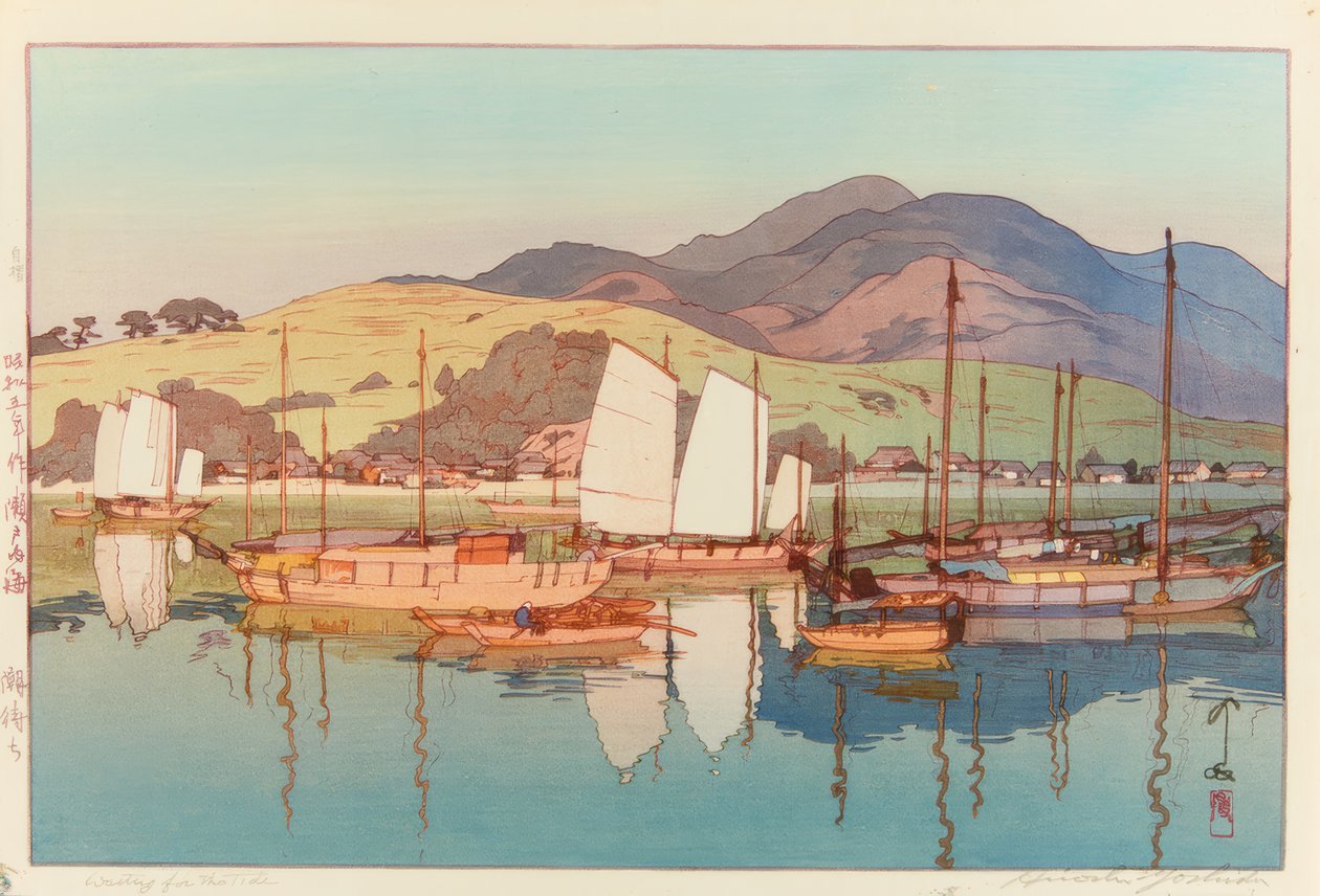 Venter på tidevandet af Yoshida Hiroshi