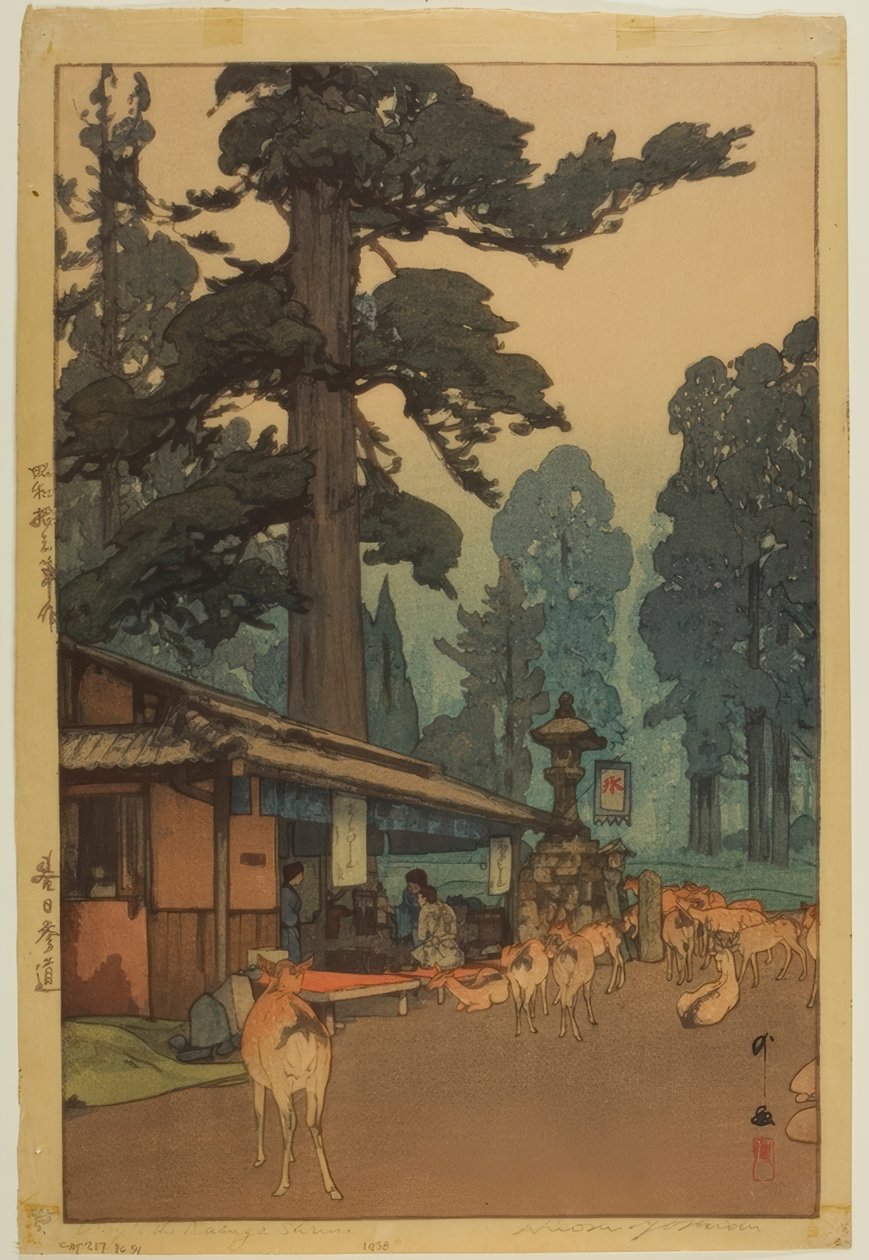 Vejen til Kasuga-helligdommen af Yoshida Hiroshi