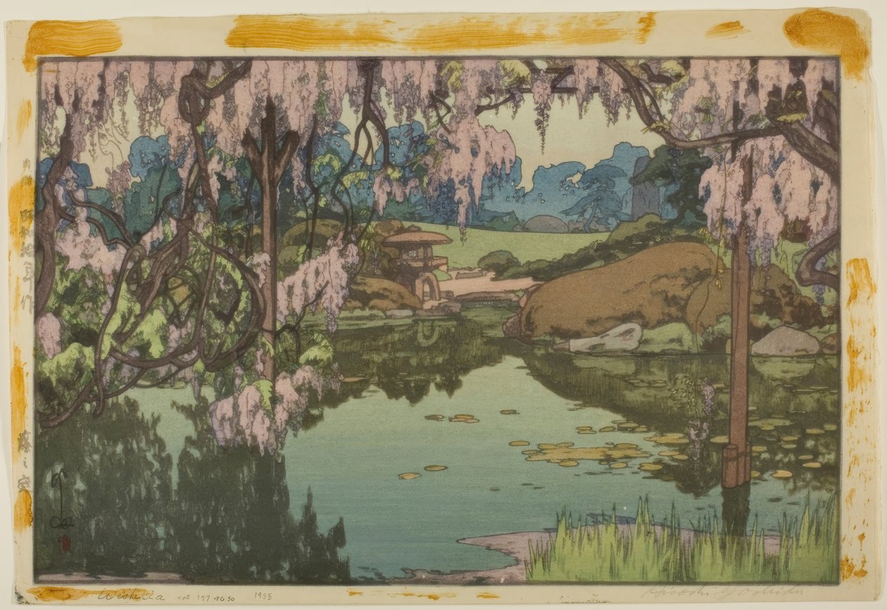 Wisteria af Yoshida Hiroshi