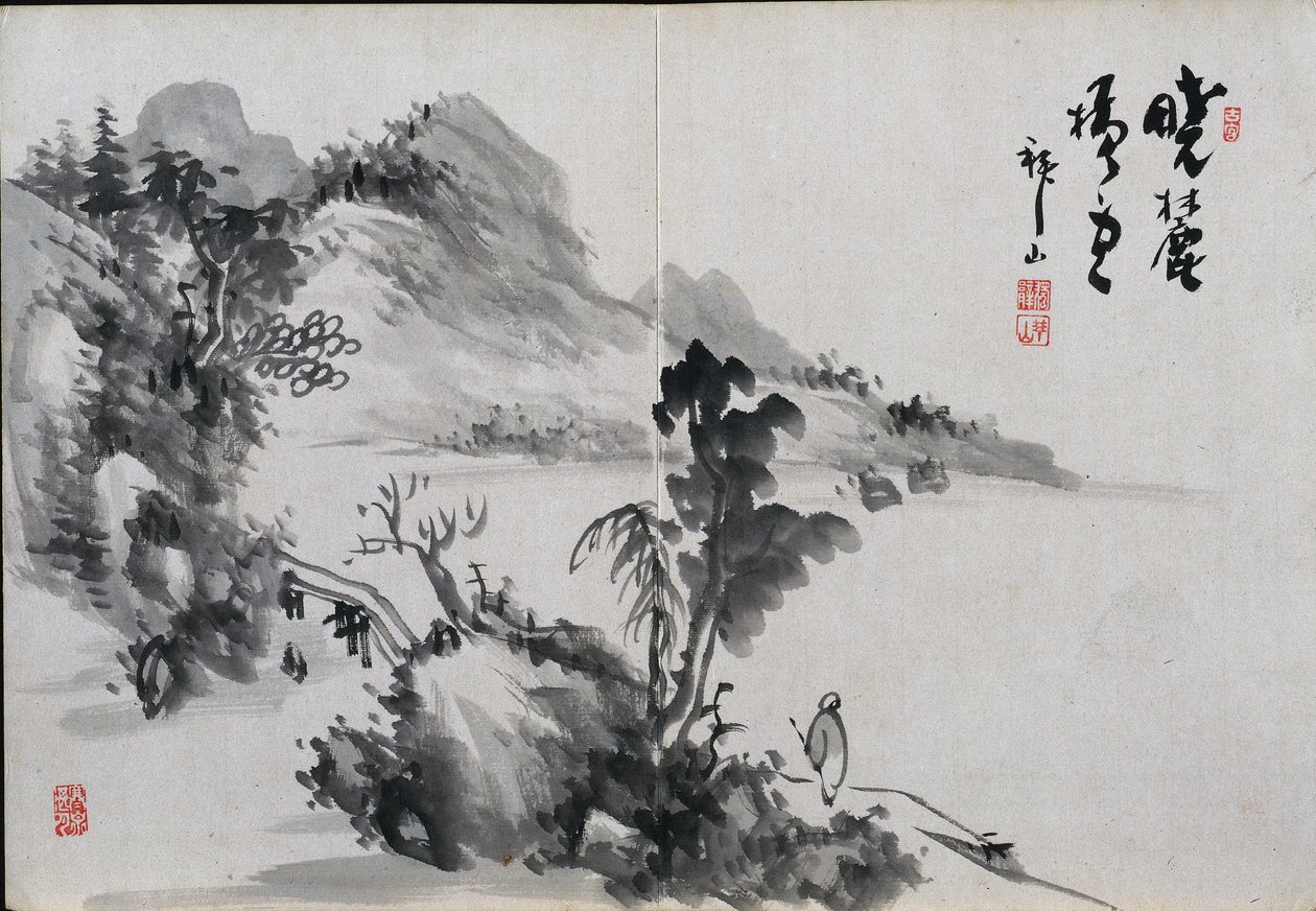 Album af landskaber af Yoshitsugu Haizan