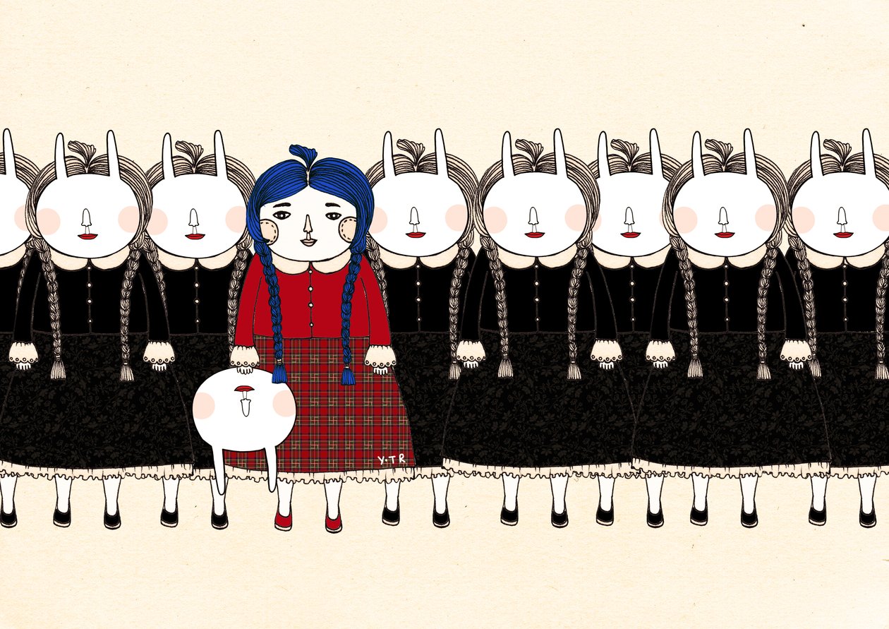 Begyndelse, 2013, (mix media) af Yoyo Zhao