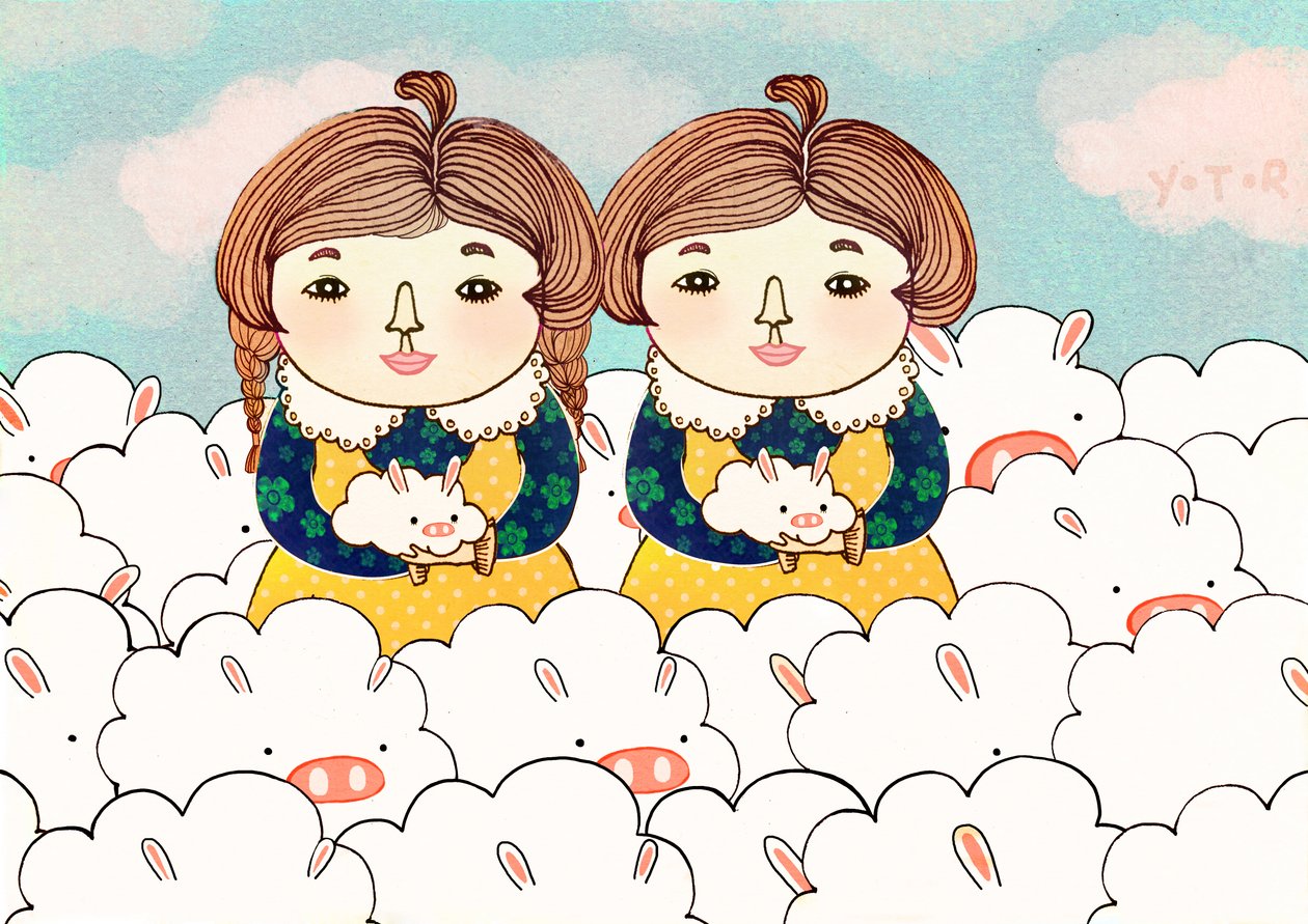 Twins, 2013, (digital) af Yoyo Zhao