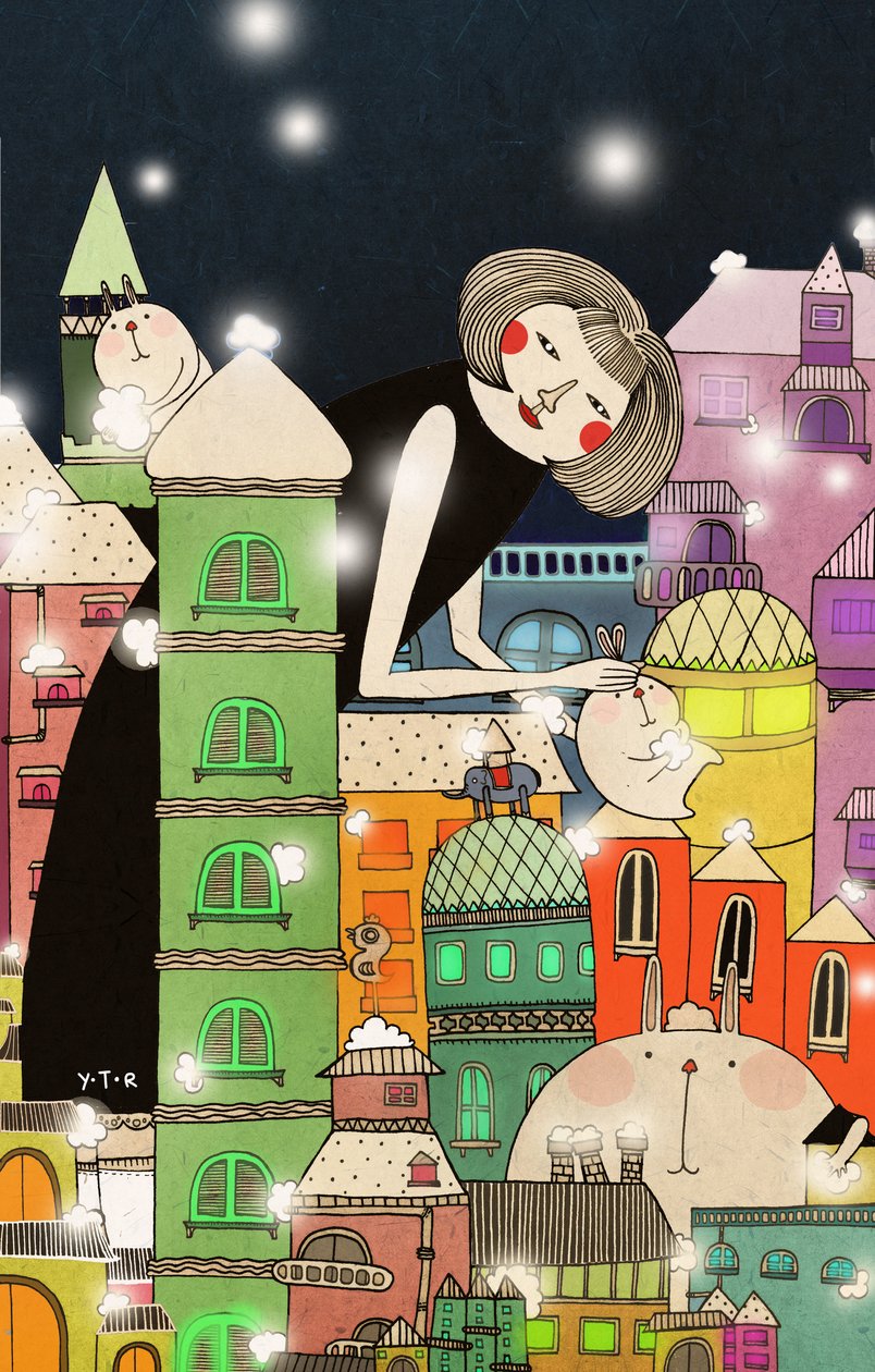 Moldy city, 2013, (digital) af Yoyo Zhao