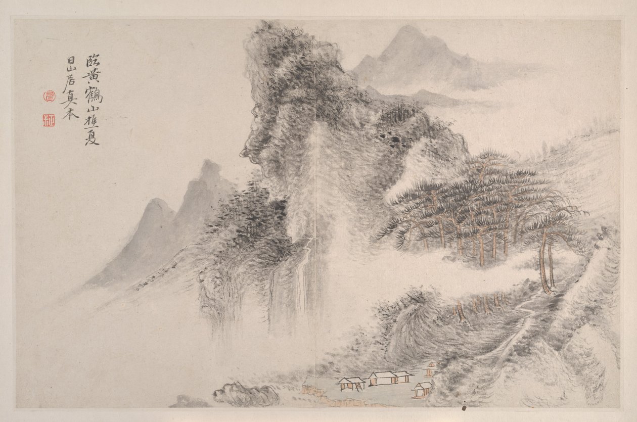 Landscapes in the Manner of Song og Yuan Masters, 1667. af Shouping Yun
