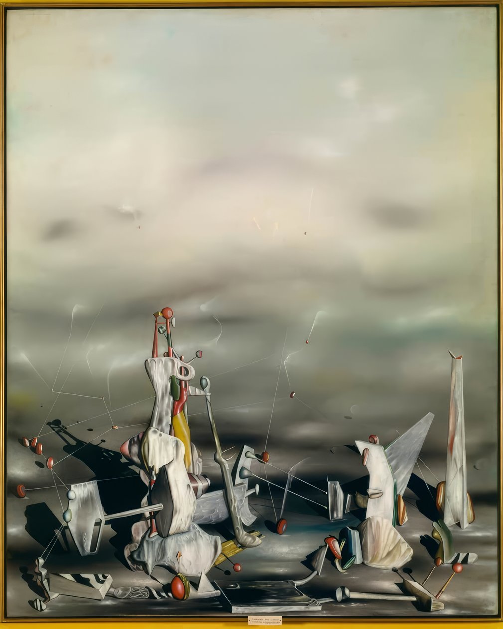 Paladset af glas og klipper af Yves Tanguy