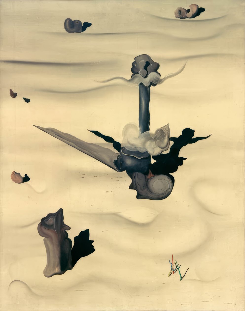 Jordklump (Mennesket) af Yves Tanguy