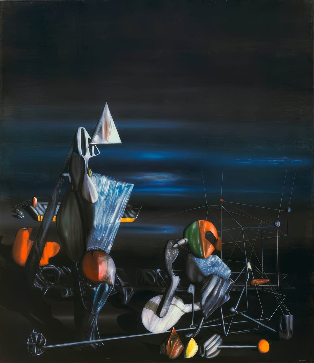 Afsted mod nord af Yves Tanguy