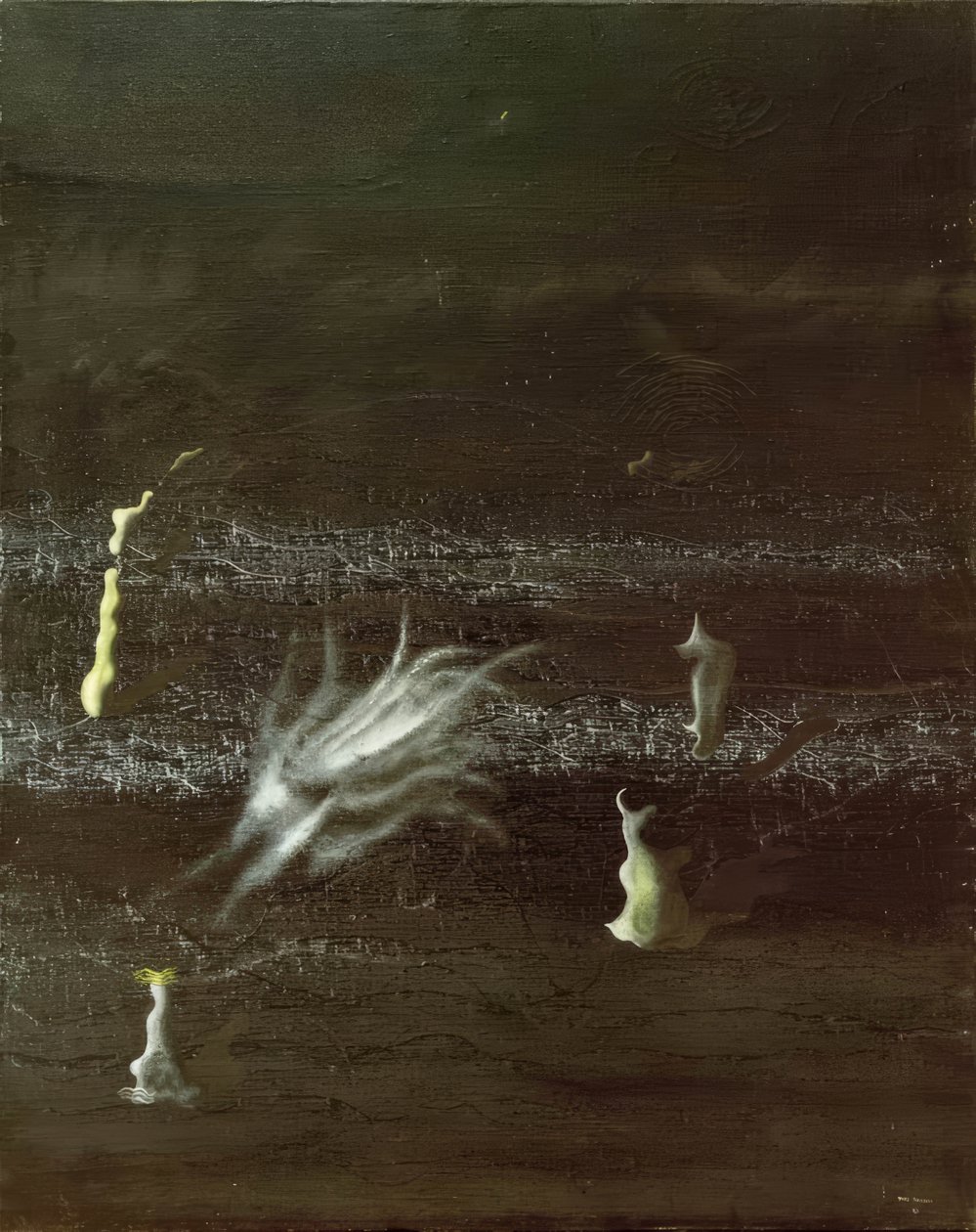 Ligegyldig drukning af Yves Tanguy