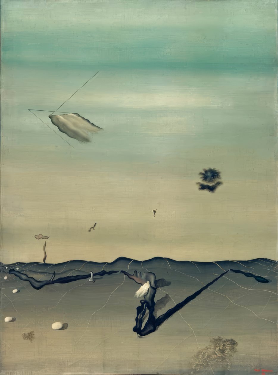 Uden titel (Flyet) af Yves Tanguy
