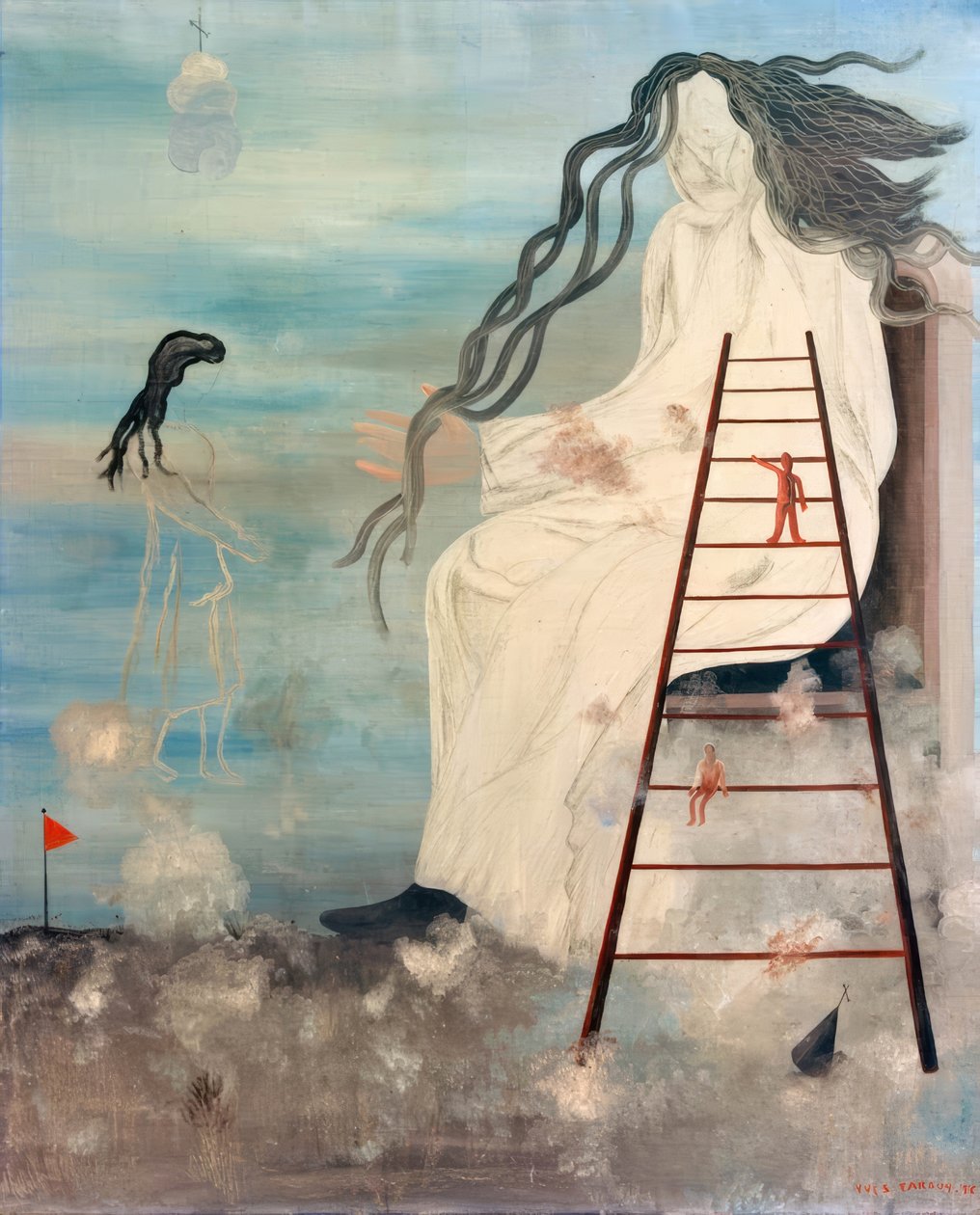 Uden titel (Giganten) af Yves Tanguy