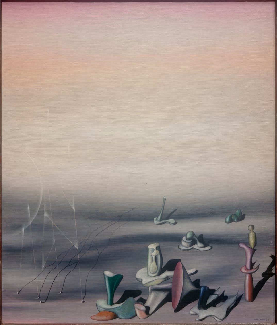 Uden titel (Nogle herrer) af Yves Tanguy