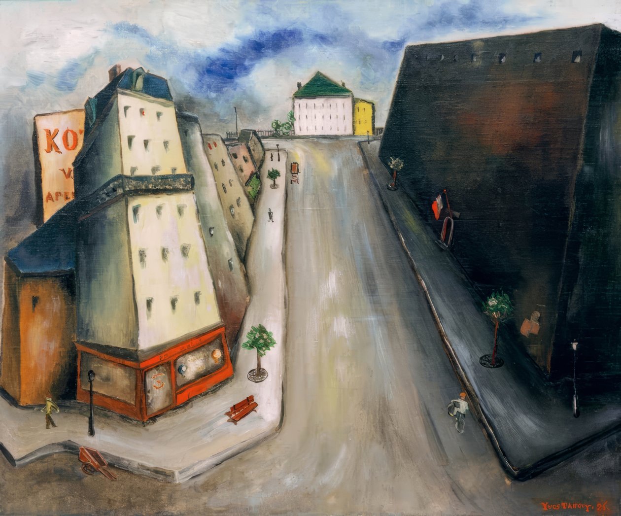 Rue de la Santé af Yves Tanguy