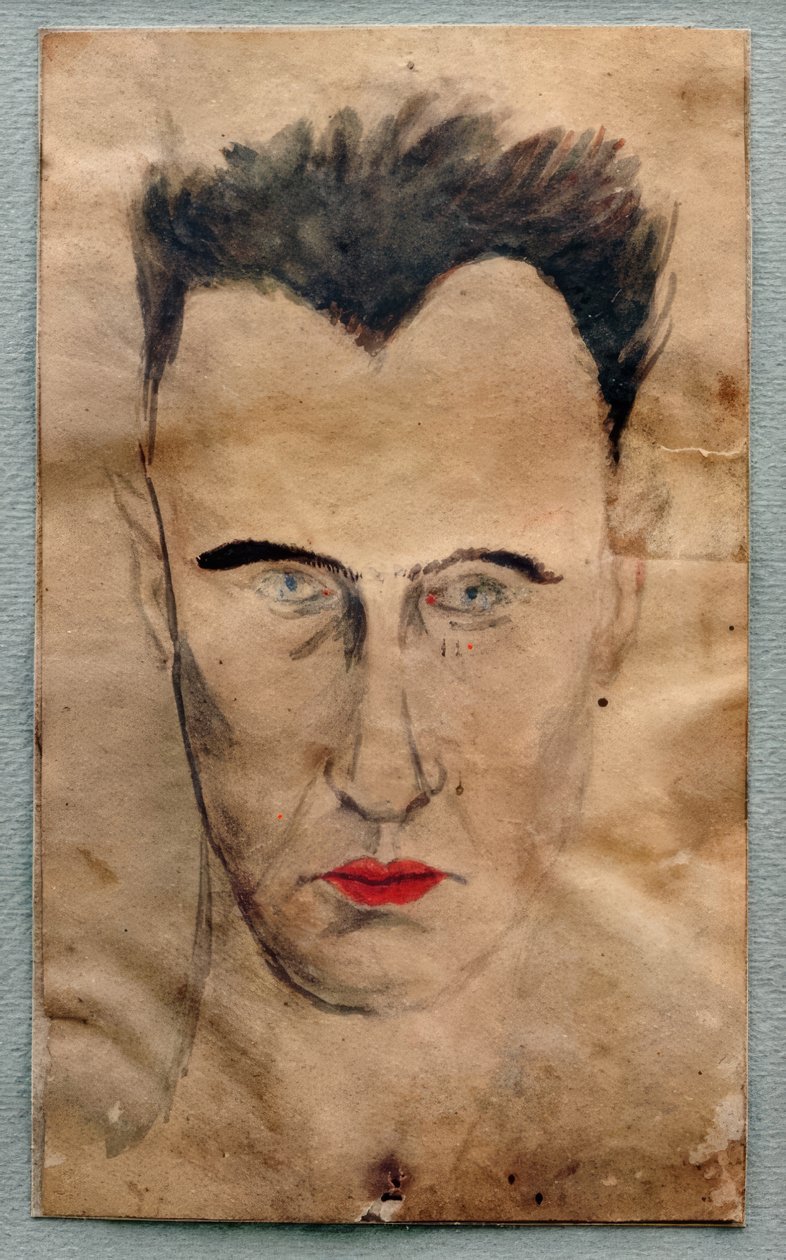 selvportræt af Yves Tanguy