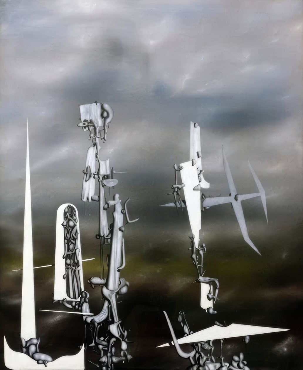 De usynlige af Yves Tanguy