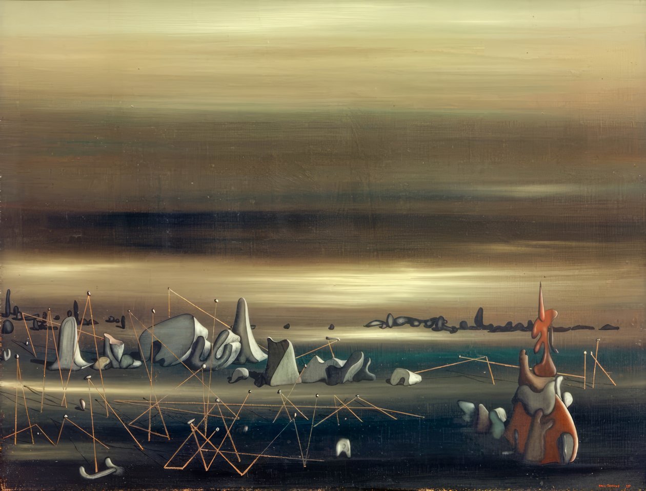 Mødested for parallellerne af Yves Tanguy