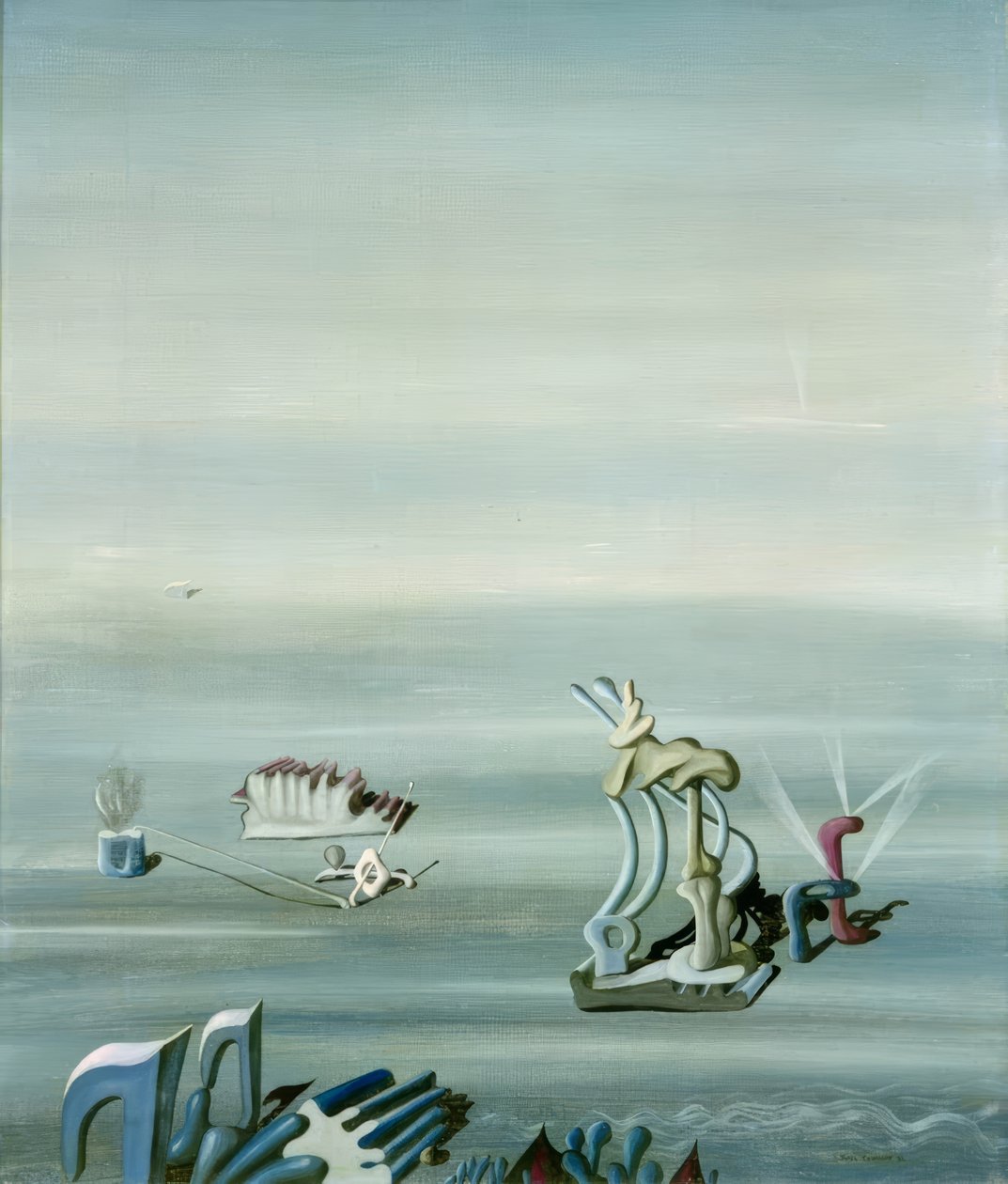 Havets vidundere af Yves Tanguy