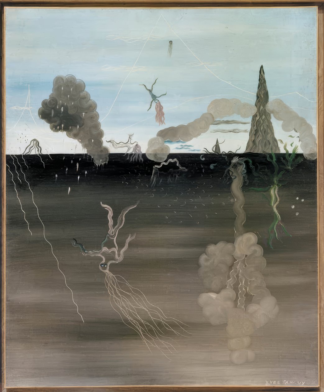 Andet budskab II af Yves Tanguy