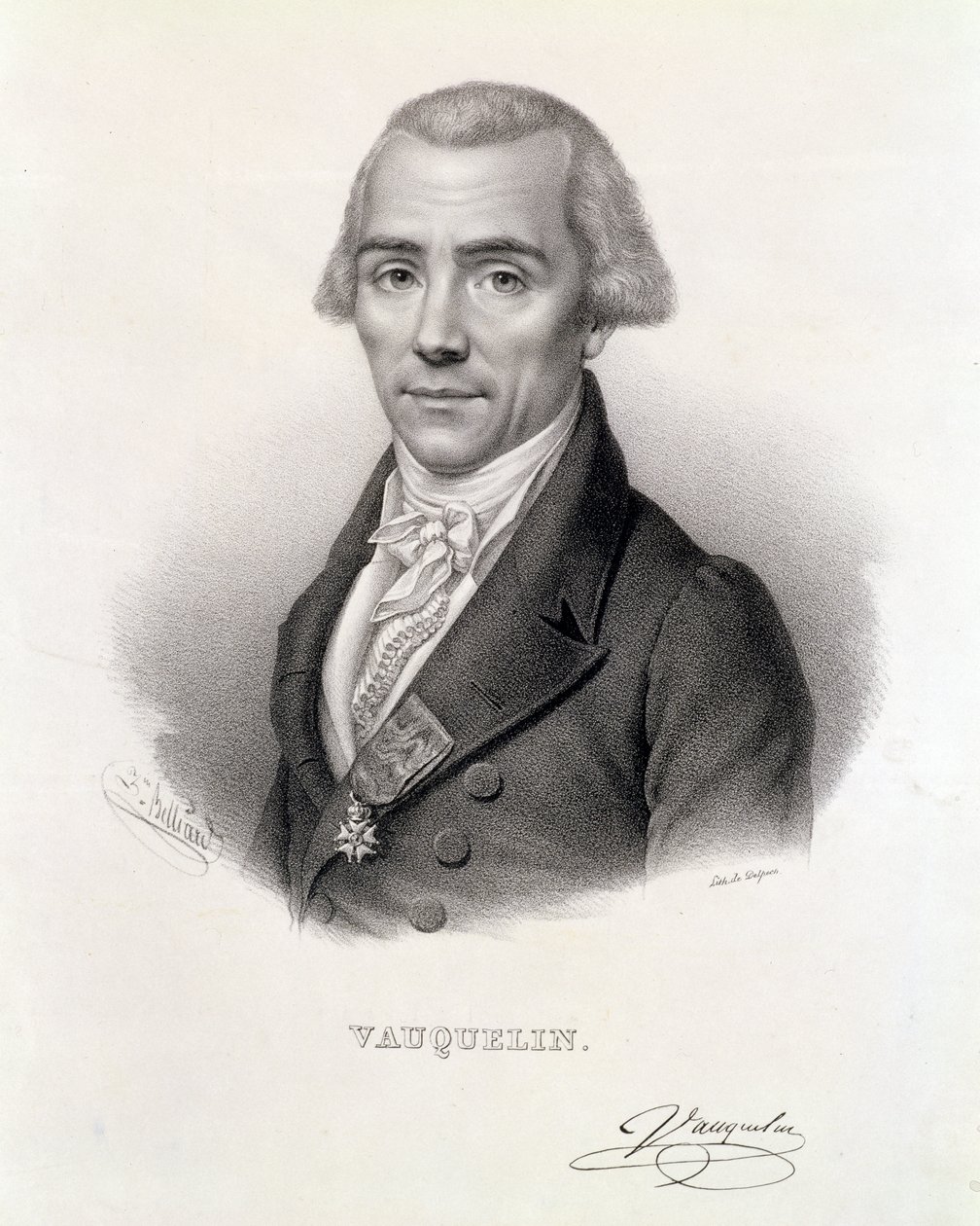 Louis Nicolas Vauquelin (1763-1829) graveret af Delpech af Z. Belliari