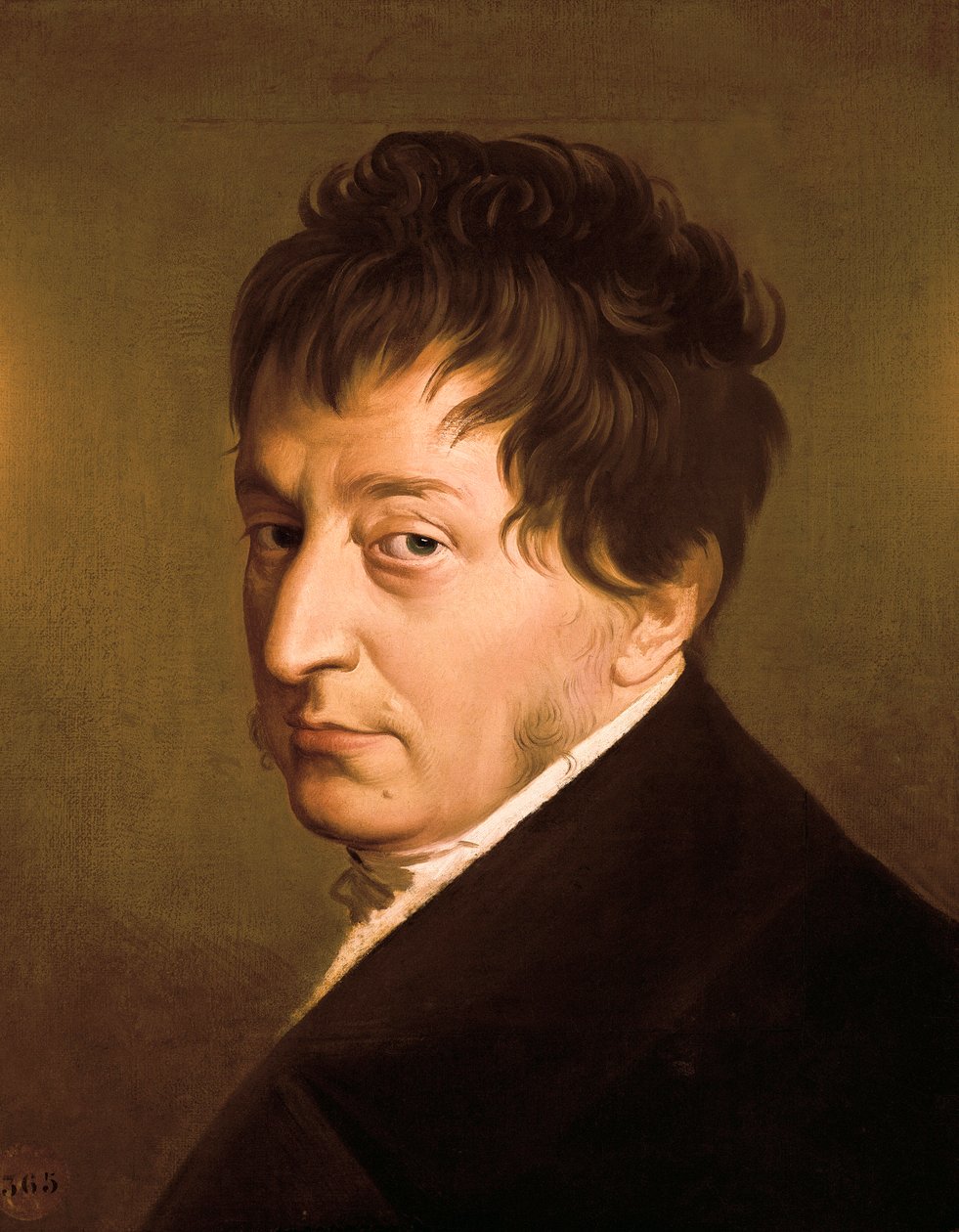 Selvportræt. Maleri af Zacarias Gonzalez Velazquez (1763-1834) af Zacarias Gonzalez Velazquez
