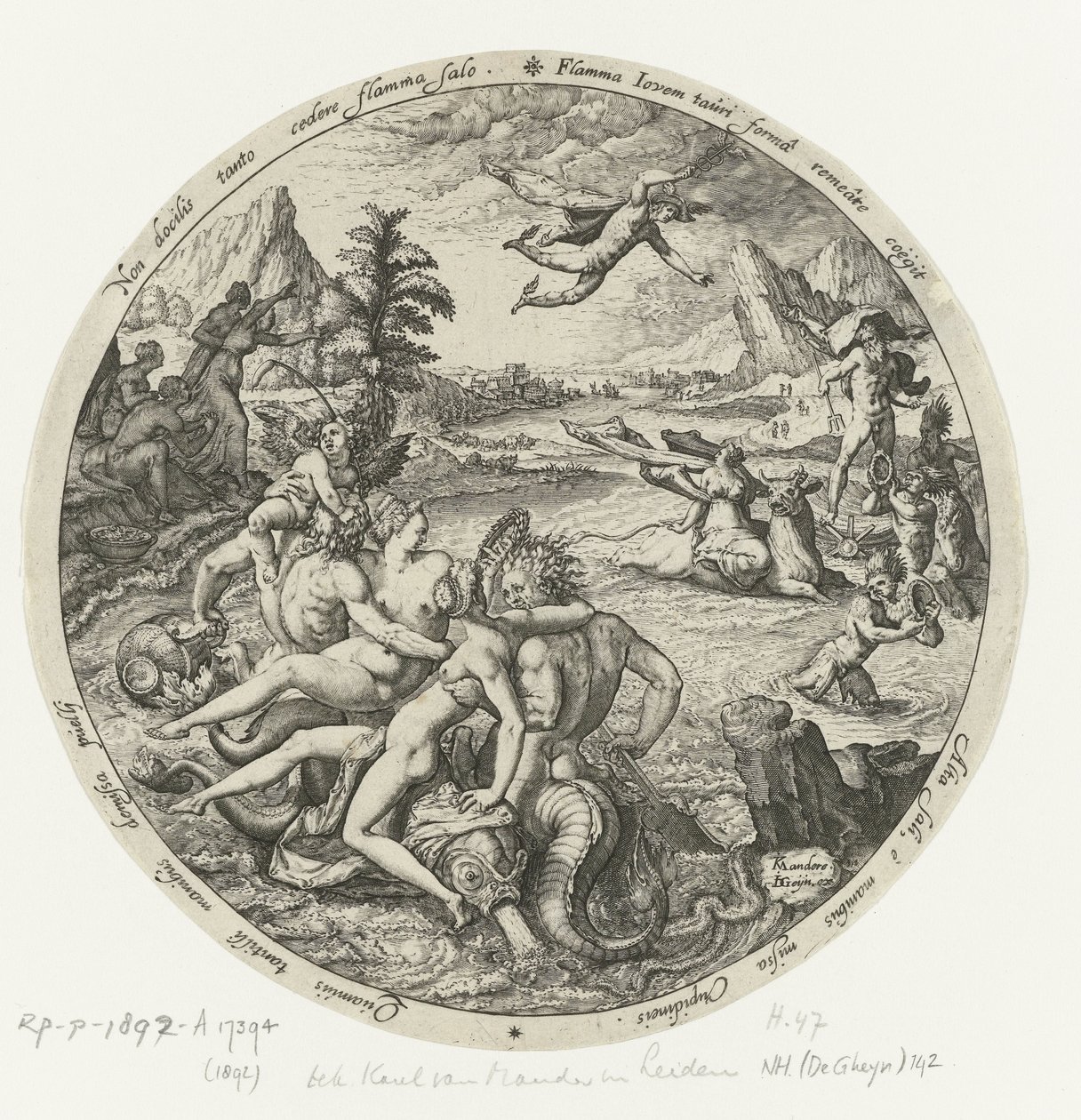 Europas røveri af Zacharias Dolendo (attributed to)