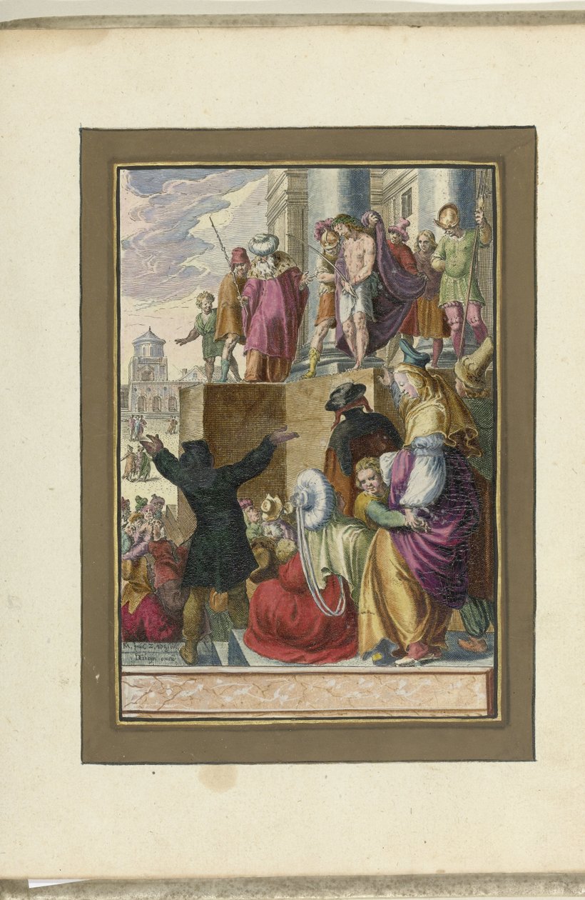 Kristus vist til folket (Ecce homo) Passion of Christ (serietitel) af Zacharias Dolendo
