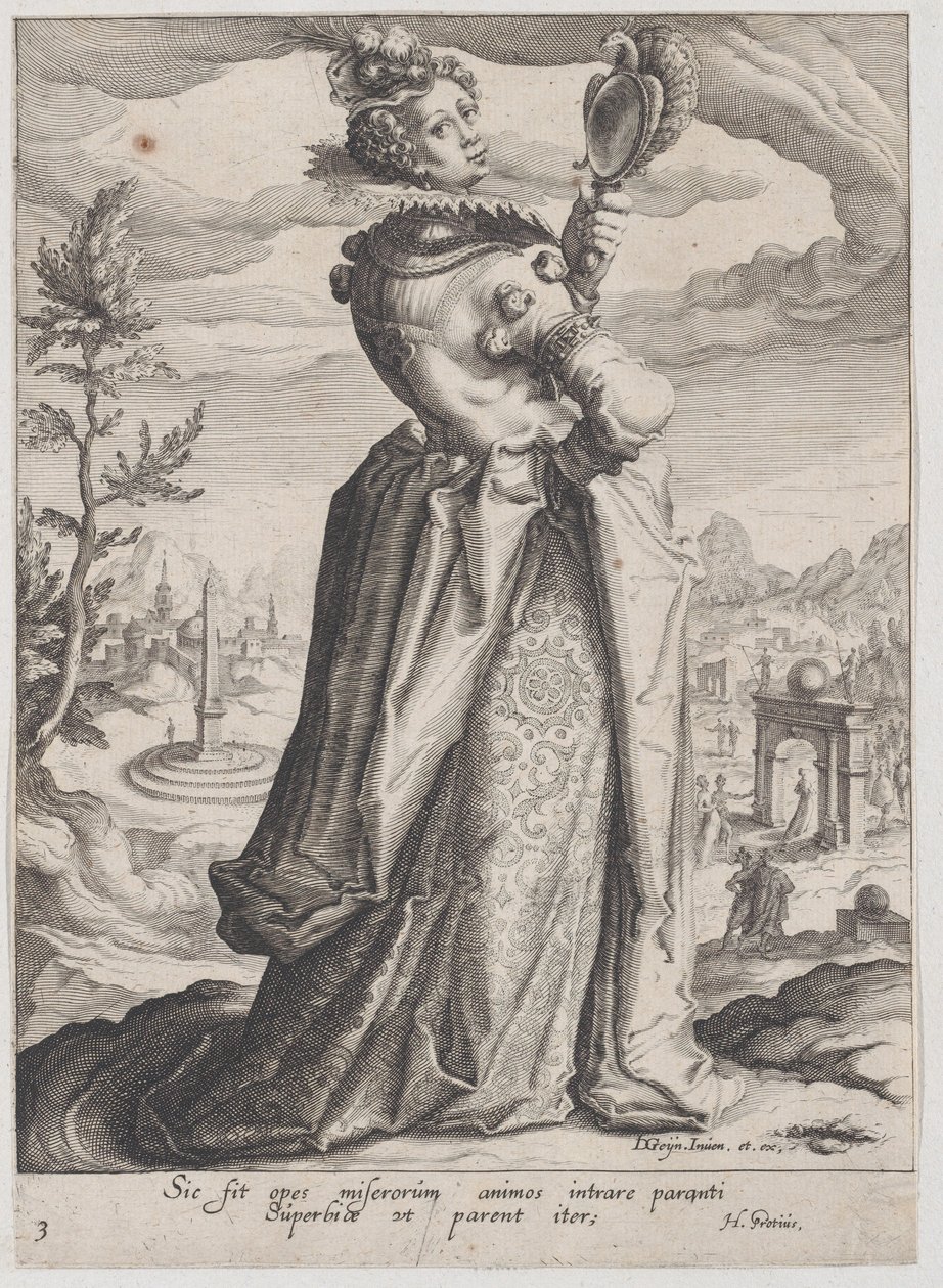 Stolthed, fra dyder og laster, 1596-97., 1596-97. af Zacharias Dolendo